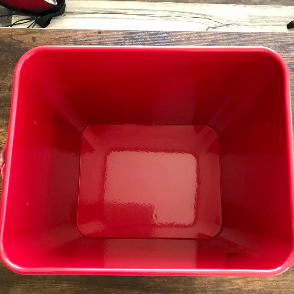 🆕 Rae Dunn Santa Paws Canister Tin EXTRA LARGE - Picture 8 of 9